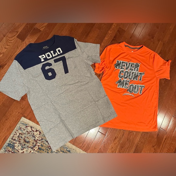 BOYS XL 16-18 BUNDLE OF SHORT/LONG SLEEVE TEES, SWIM/SHORTS. 16 pieces - Picture 3 of 12